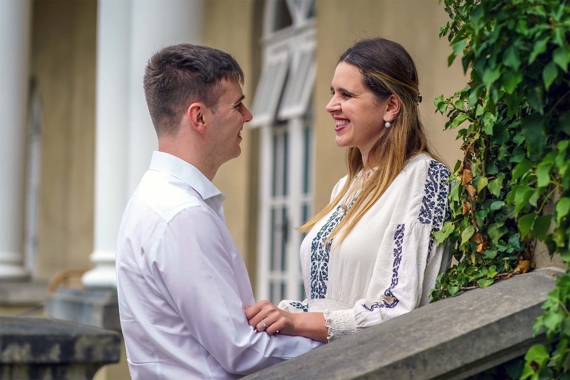 essex engagement shoot before a down hall wedding