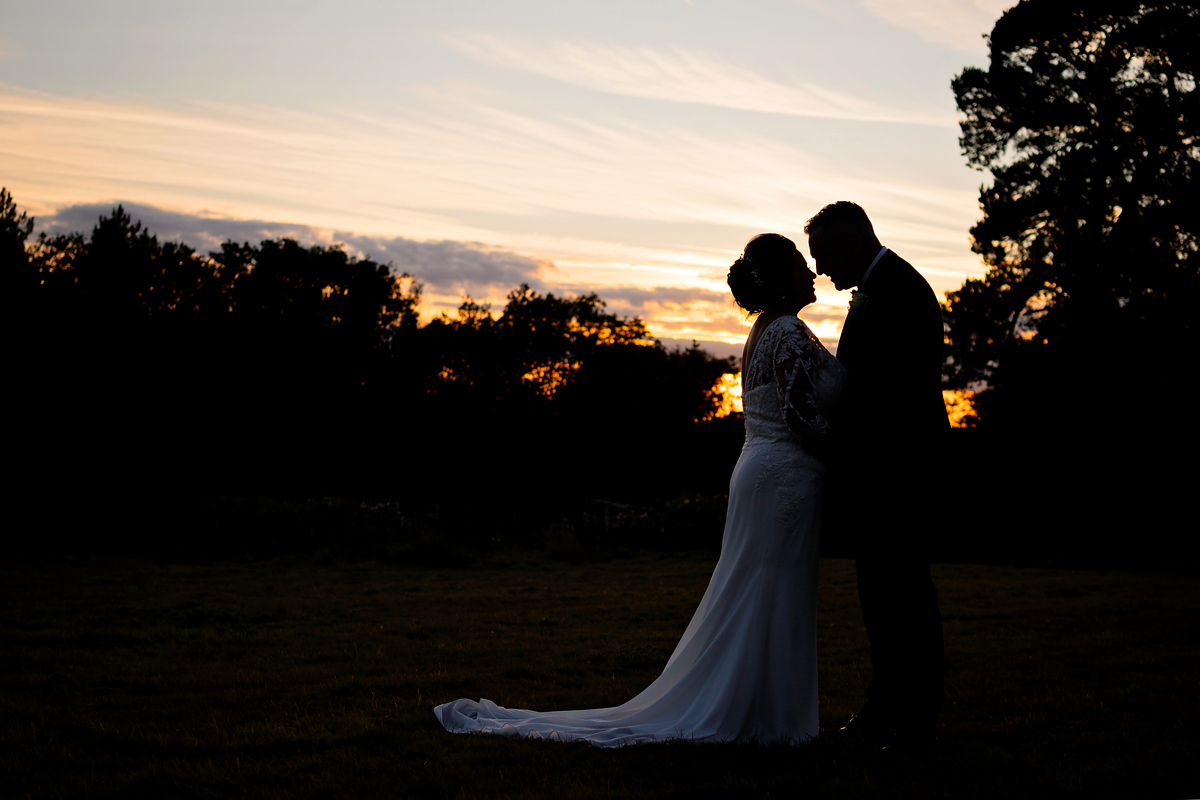 bride and groom in hertfordshire