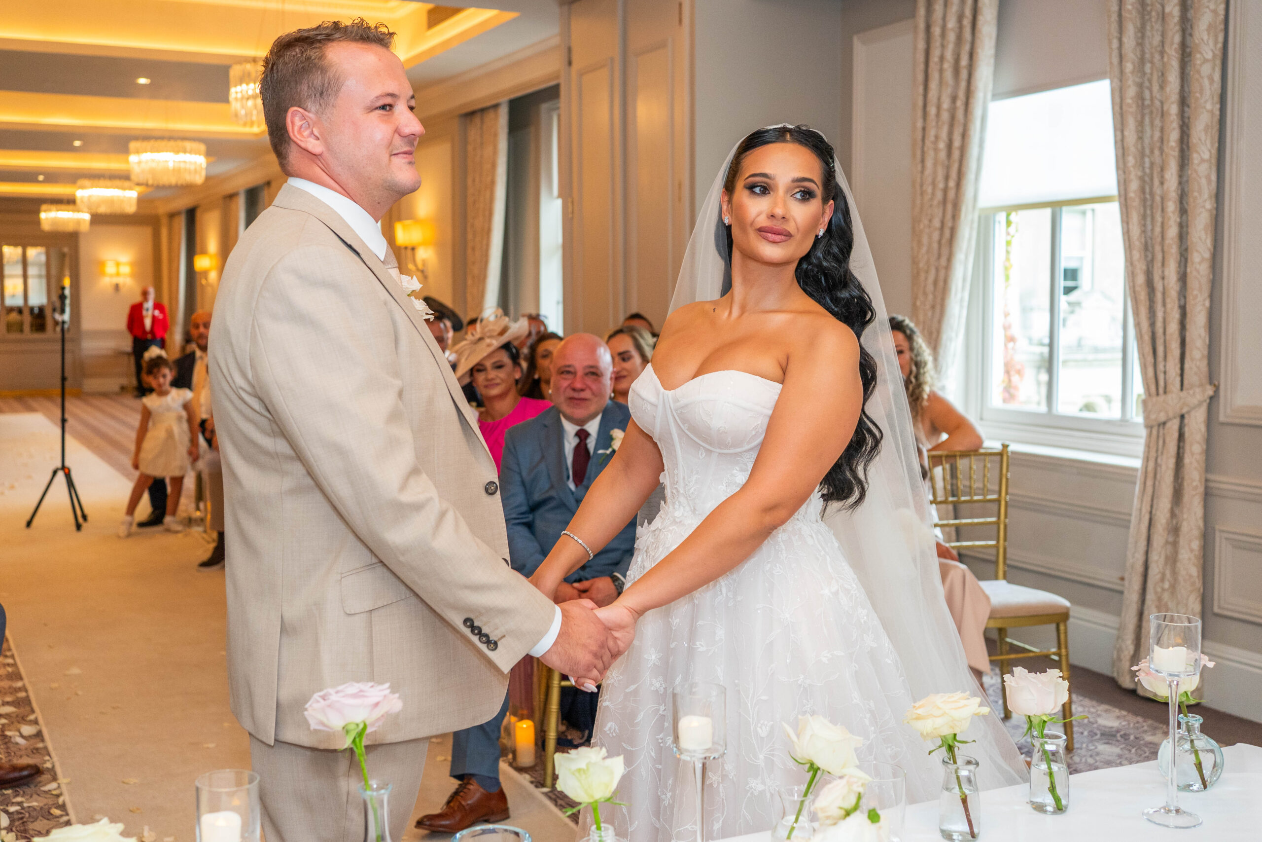 couple tie the knot at down hall hotel