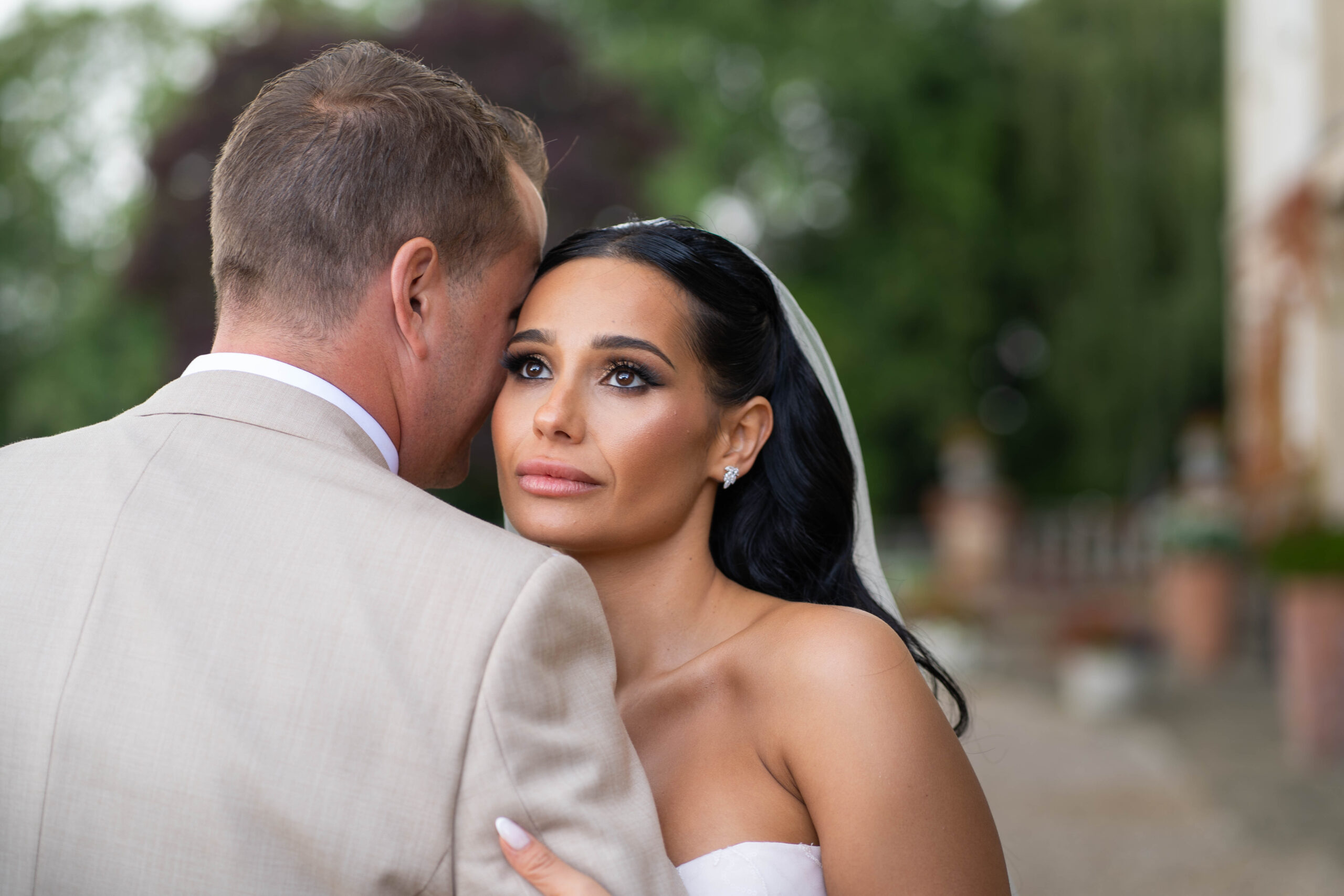 timeless elegant wedding at down hall - editorial like mage of bride and groom