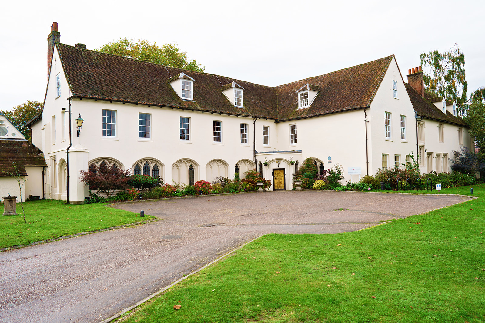 historic white building