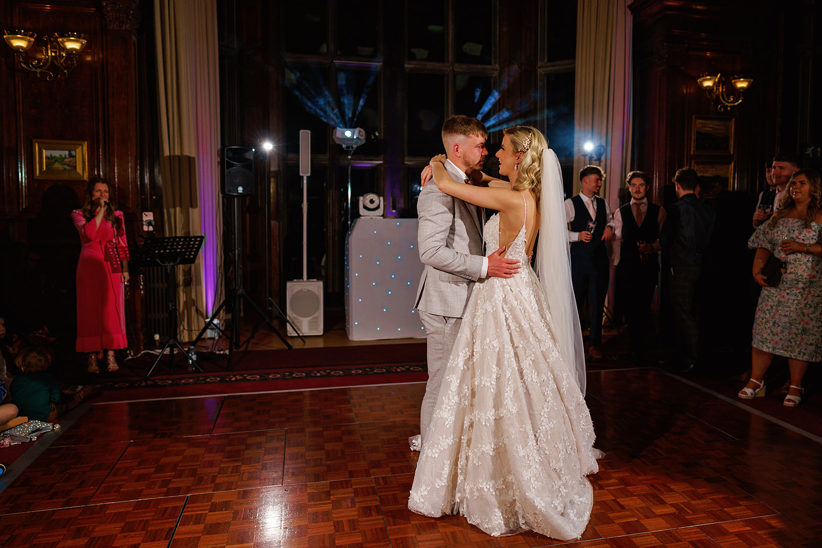 ashridge house - bride and groom on the dance floor